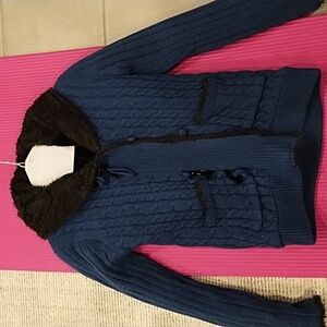 Women's Lined cardigan sweater